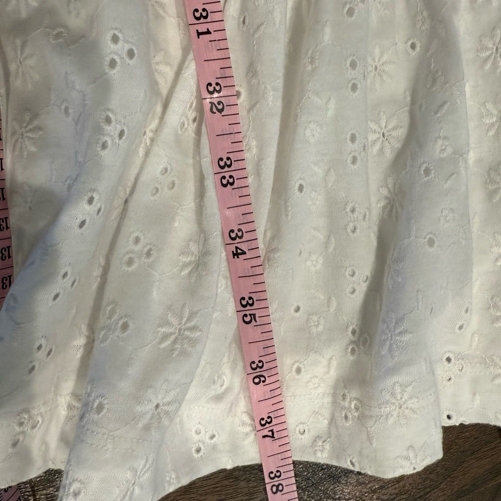 LOFT Cute White Double V-Neck Flounce Sundress - Picture 8 of 12
